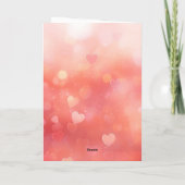 Valentinstag-Geschenkkarten Karte (Rückseite)
