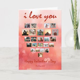 Valentinstag-Geschenkkarten Karte
