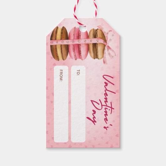 Valentinstag, Geschenkmarken, Liebe, Romantik, Her Geschenkanhänger (Vorderseite)