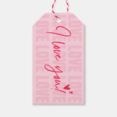 Valentinstag, Geschenkmarken, Liebe, Romantik, Her Geschenkanhänger (Vorderseite)