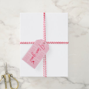 Valentinstag, Geschenkmarken, Liebe, Romantik, Her Geschenkanhänger