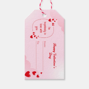 Valentinstag, Geschenkmarken, Liebe, Romantik, Her Geschenkanhänger