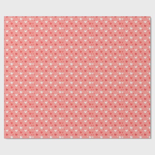 Valentinstag, Geschenkpackung, romantische Verpack Geschenkpapier (Flach)