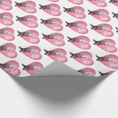 Valentinstag Geschenkpapier (Ecke)