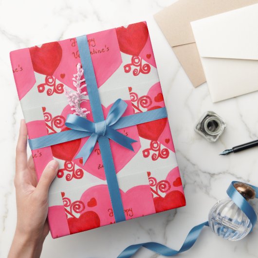 Valentinstag Geschenkpapier (Schenken)