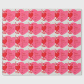 Valentinstag Geschenkpapier (Flach)