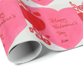 Valentinstag Geschenkpapier (Rolleneckpunkt)