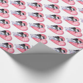 Valentinstag Geschenkpapier (Ecke)