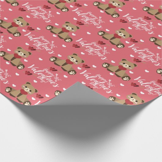 Valentinstag Geschenkpapier (Ecke)