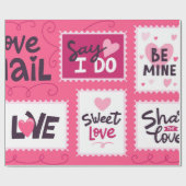 Valentinstag Geschenkpapier (Flach)