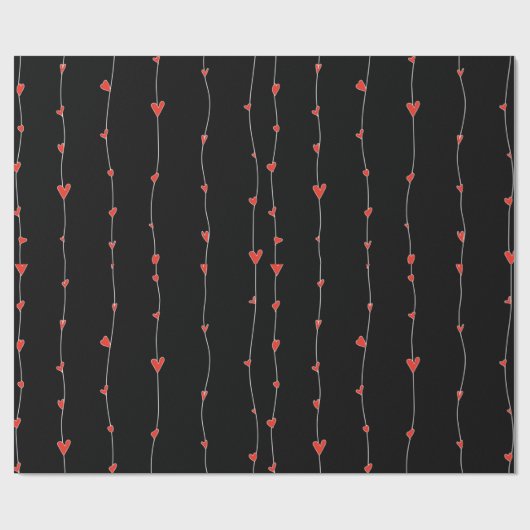Valentinstag Geschenkpapier (Flach)