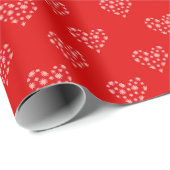Valentinstag Geschenkpapier (Rolleneckpunkt)