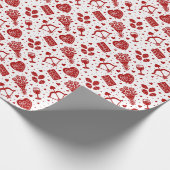 Valentinstag Geschenkpapier (Ecke)