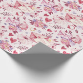 Valentinstag Geschenkpapier (Ecke)