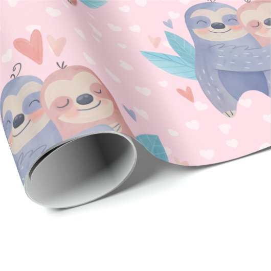 Valentinstag Geschenkpapier (Rolleneckpunkt)