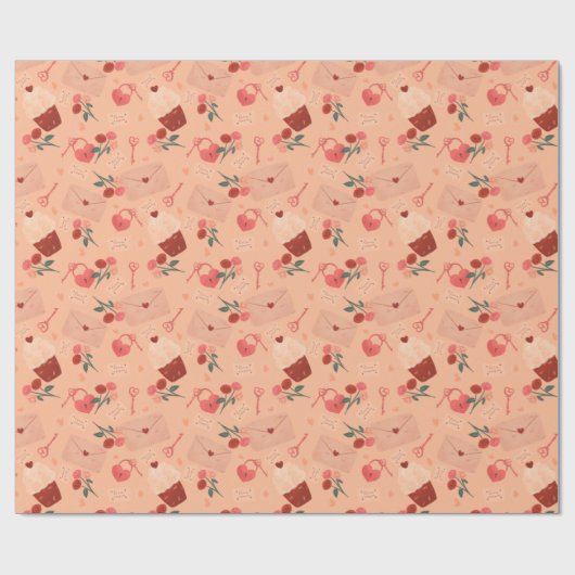 Valentinstag Geschenkpapier (Flach)