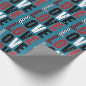 Valentinstag Geschenkpapier (Ecke)