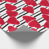 Valentinstag Geschenkpapier (Ecke)