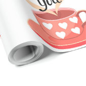 Valentinstag Geschenkpapier (Rolleneckpunkt)