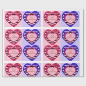 Valentinstag Geschenkpapier (Flach)