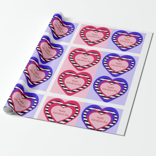Valentinstag Geschenkpapier (Ungerollt)