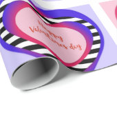 Valentinstag Geschenkpapier (Rolleneckpunkt)
