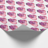 Valentinstag Geschenkpapier (Ecke)