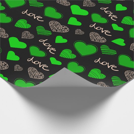 Valentinstag Geschenkpapier (Ecke)