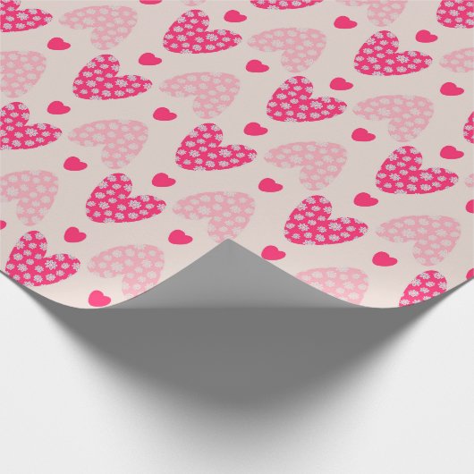 Valentinstag Geschenkpapier (Ecke)