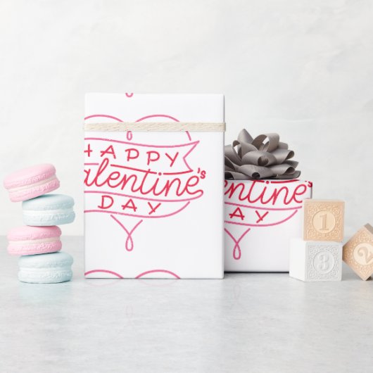 Valentinstag Geschenkpapier (Babyparty)