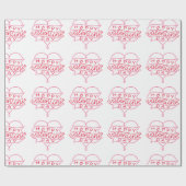 Valentinstag Geschenkpapier (Flach)