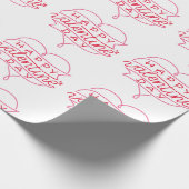 Valentinstag Geschenkpapier (Ecke)