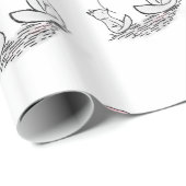 Valentinstag-Geschenkpapier Foxy Pink Herzen Geschenkpapier (Rolleneckpunkt)