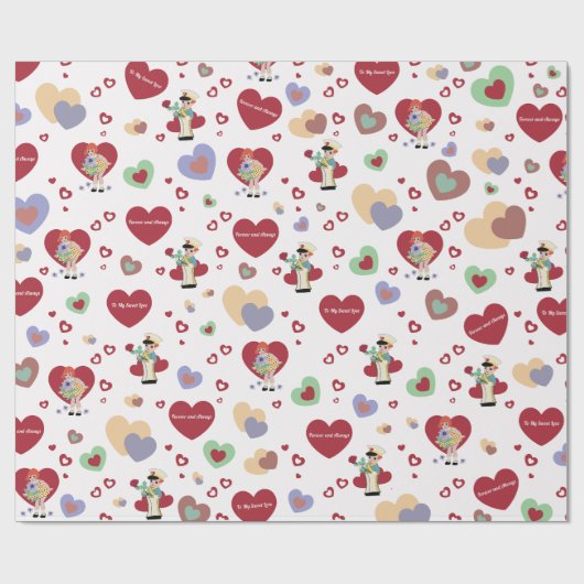 Valentinstag-Geschenkpapier Geschenkpapier (Flach)