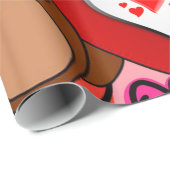 Valentinstag-Geschenkpapier Geschenkpapier (Rolleneckpunkt)