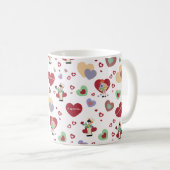 Valentinstag-Geschenkpapier Kaffeetasse (VorderseiteRechts)
