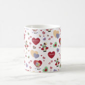 Valentinstag-Geschenkpapier Kaffeetasse (Mittel)