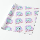 Valentinstag-Geschenkpapier Katze Kätzchen Liebe Geschenkpapier (Ungerollt)