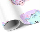 Valentinstag-Geschenkpapier Katze Kätzchen Liebe Geschenkpapier (Rolleneckpunkt)