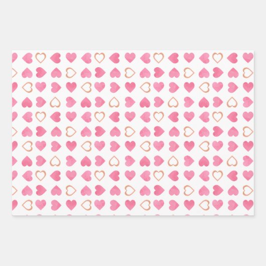 Valentinstag Geschenkpapier Set (Vorderseite 2)