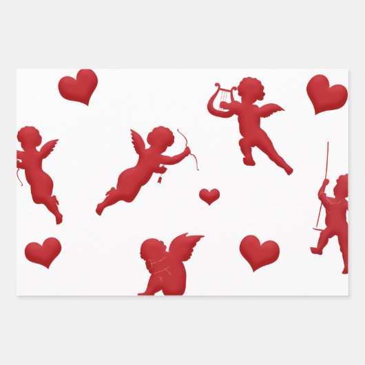 Valentinstag Geschenkpapier Set (Vorderseite 2)