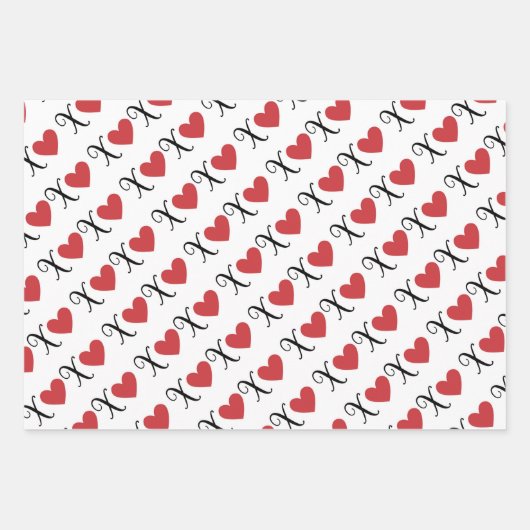 Valentinstag Geschenkpapier Set (Vorderseite 3)