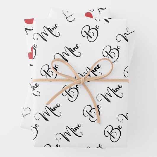 Valentinstag Geschenkpapier Set (Beispiel)