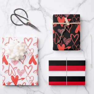 Valentinstag Geschenkpapier Set