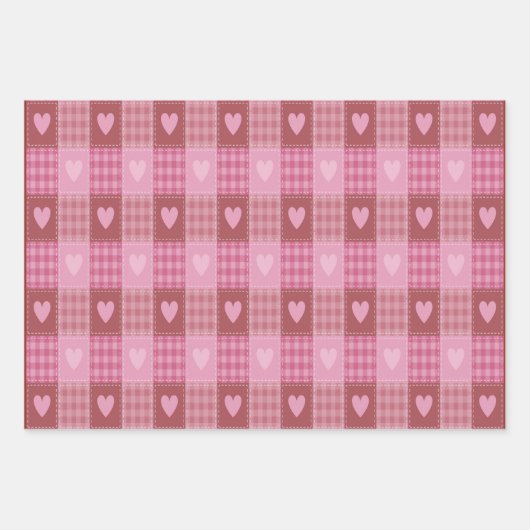 Valentinstag Geschenkpapier Set (Vorderseite 2)