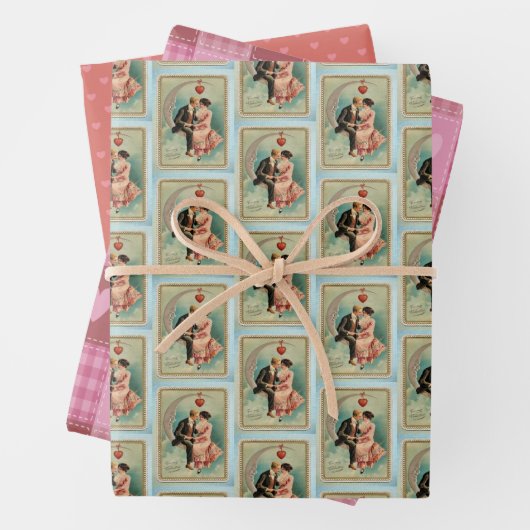 Valentinstag Geschenkpapier Set (Beispiel)