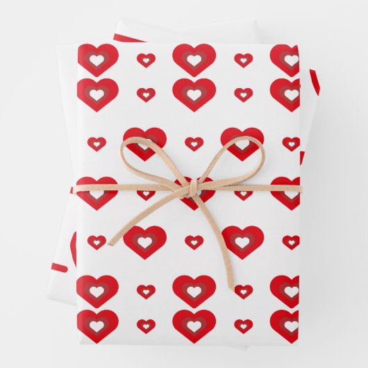 Valentinstag Geschenkpapier Set (Beispiel)