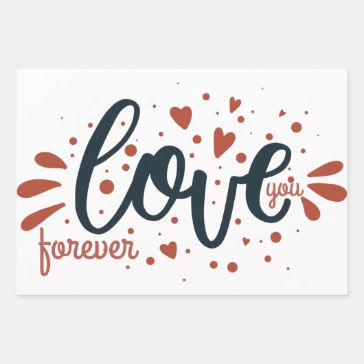 Valentinstag Geschenkpapier Set (Vorderseite 3)