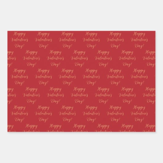 Valentinstag Geschenkpapier Set (Vorderseite 3)