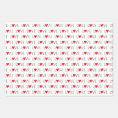 Valentinstag Geschenkpapier Set (Vorderseite 3)
